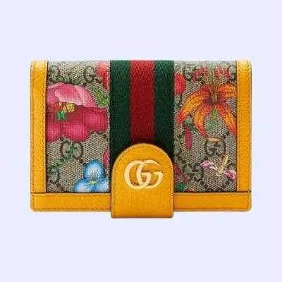 Gucci - Ophidia GG Flora Passport Case 