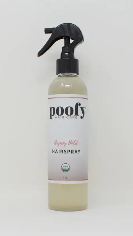 Happy Hold Hairspray Organic 