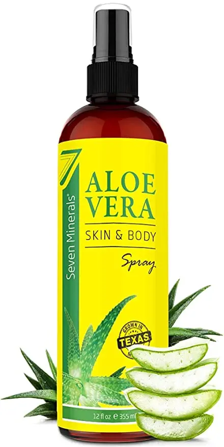 Organic Aloe Vera Spray for Body & Hair