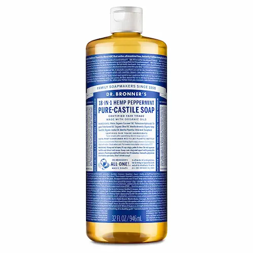 Dr. Bronner’s Peppermint Pure-Castile Liquid Soap