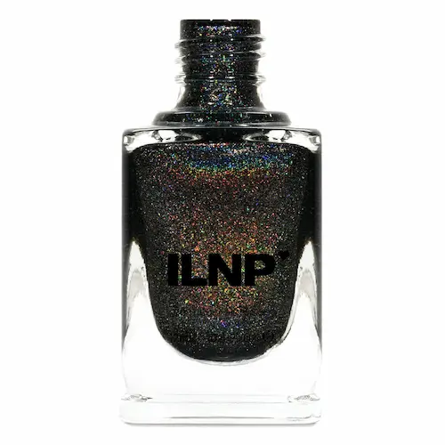 ILNP Black Holographic Nail Polish