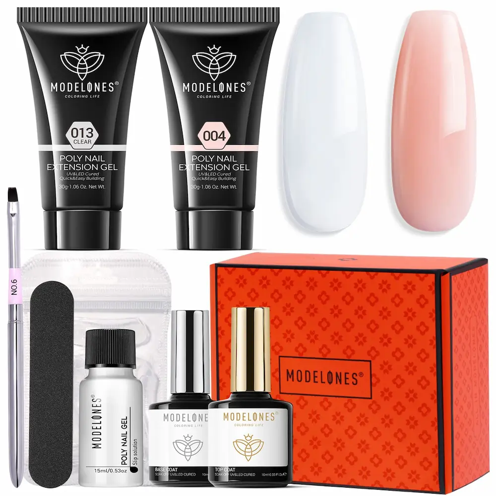 Modelones Poly Nail Gel Enhancement All-in-One Kit 