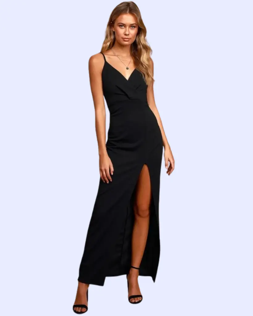 Love and Affection Black Lace Sleeveless Maxi Dress